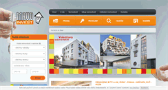 Desktop Screenshot of mavo-invest.cz
