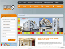 Tablet Screenshot of mavo-invest.cz